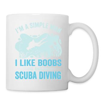 Cadeau de plongée de plongeur, cadeau de vacances en Égypte - Mug blanc - blanc - Droite