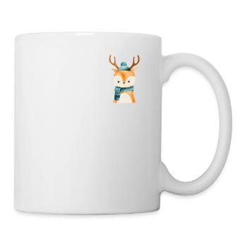 Deer Chest Pocket - Mug - white - Right