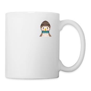 Penguin breast pocket - Mug - white - Right