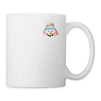 Snowman chest pocket - Mug - white - Right