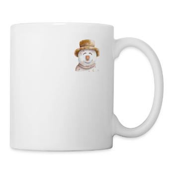 Retro Snowman Head - Mug - white - Right
