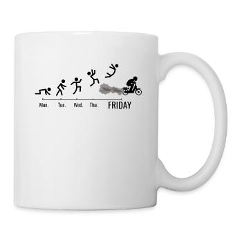 Moped Moped Scooter Moped Moped Driver Moped Weekend - Mug - white - Right