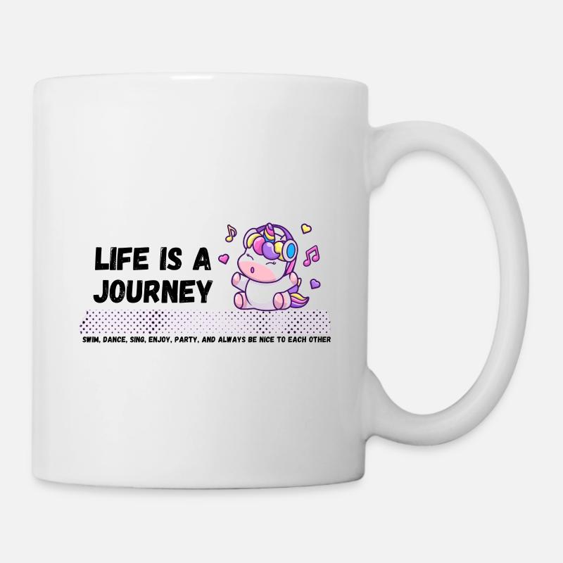 Life is a journey - Mug - white