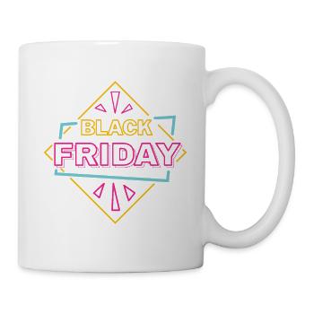 Black Friday - toujours l’heure du shopping - Mug blanc - blanc - Droite