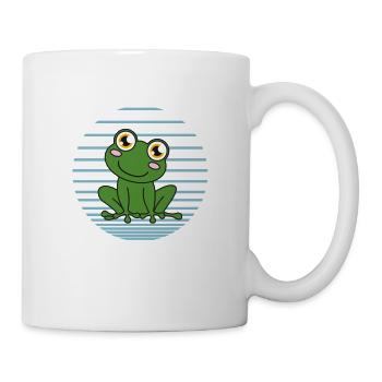 Frog Never Underestimate An Old Woman With Frogs - Mug - white - Right
