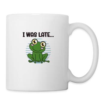 Frog Sorry I Was Late I Saw A Frog - Mug - white - Right
