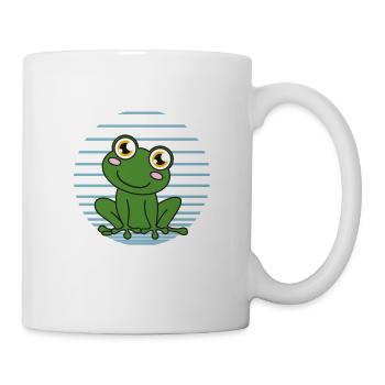 Frogs I'd Rather Be With My Frogs - Mug - white - Right