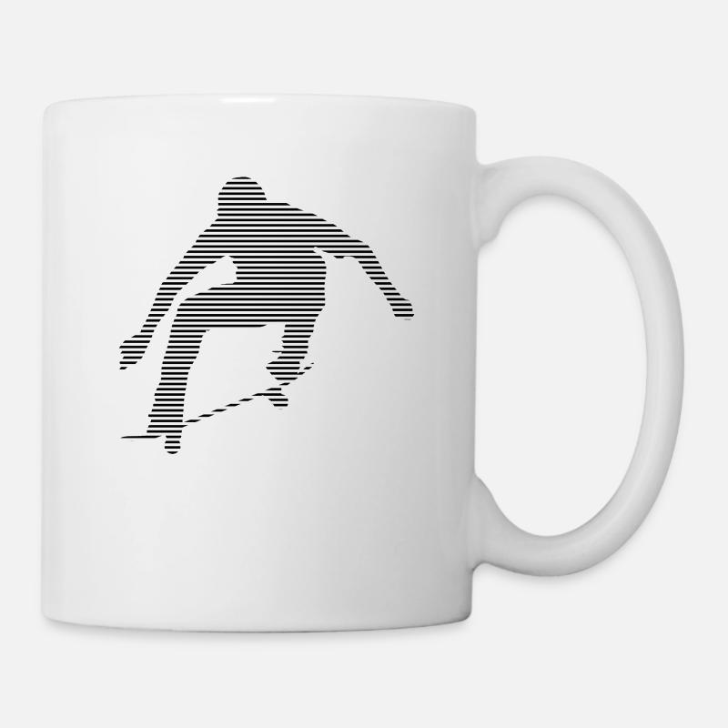 skateboard - Tasse - Weiß