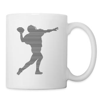 Football américain - Mug blanc - blanc - Droite