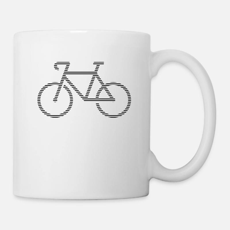 Fahrrad - Tasse - Weiß