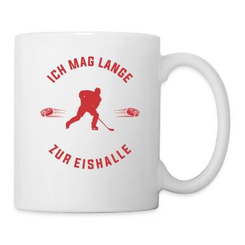 Ich Mag Romantische Spaziergänge Zur Eishalle - Tasse - Weiß - Rechts