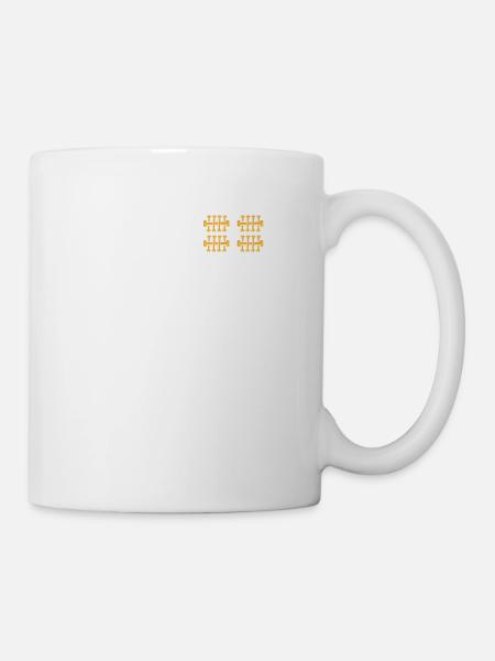 20 Jahren 20 Jahre Strichliste 20 Geburtstag - Tasse - Weiß