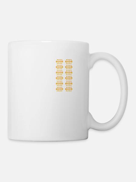 60 ans 60 ans comptent 60 anniversaire - Mug blanc - blanc
