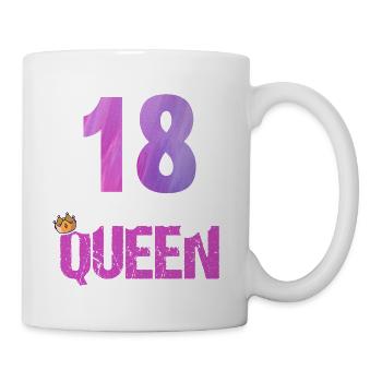 18 years old 18 birthday Birthday Queen - Mug - white - Right