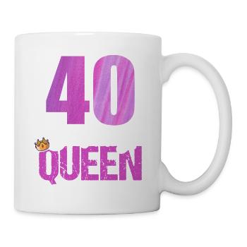 40 years old 40 birthday Birthday Queen - Mug - white - Right