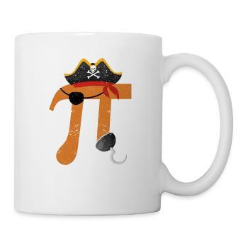 Pi Day Pirate Lovers Math Teacher Student - Mug - white - Right