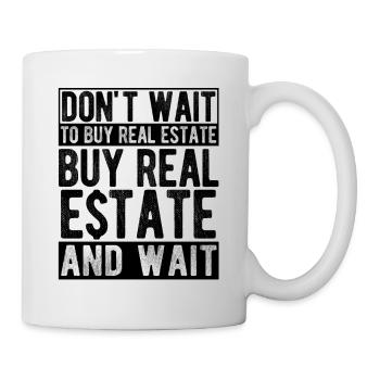 Immobilien-Händler Für Immobilien-Makler - Tasse - Weiß - Rechts