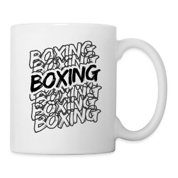Boxsport Boxing - Tasse - Weiß - Rechts