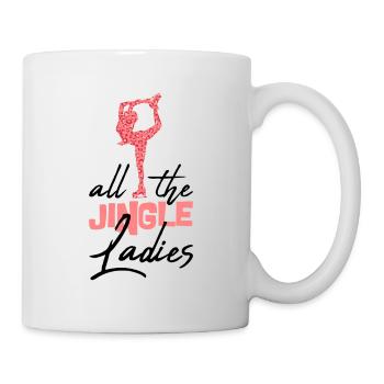 Eislaufen Wortspiel Eiskunstlauf - Tasse - Weiß - Rechts
