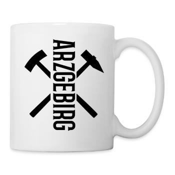 Arzgebirg Heimat Hammer - Tasse - Weiß - Rechts