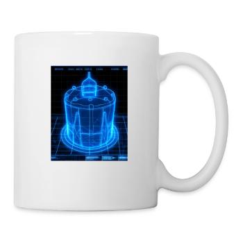 Cake Blueprint Pastry Chef Cake Baking - Mug - white - Right