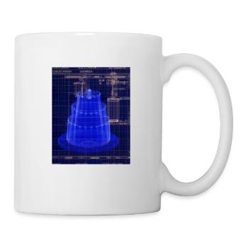 Cake Blueprint Pastry Chef Cake Baking - Mug - white - Right