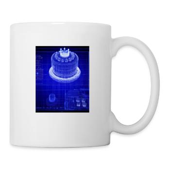 Cake Blueprint Pastry Chef Cake Baking - Mug - white - Right