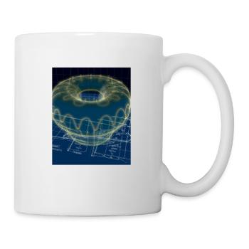 Donut Blueprint Chef Pâtissier Gâteau Cuisson - Mug blanc - blanc - Droite