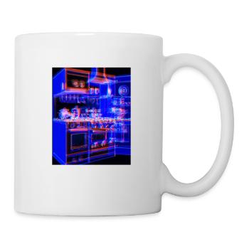 Cuisine Rétro Vintage Blueprint Cook Cooking Cook - Mug blanc - blanc - Droite