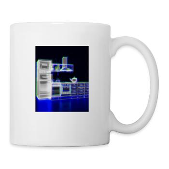 Cuisine Rétro Vintage Blueprint Cook Cooking Cook - Mug blanc - blanc - Droite