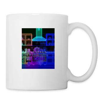 Cuisine Rétro Vintage Blueprint Cook Cooking Cook - Mug blanc - blanc - Droite