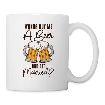 Trinken Bier Liebhaber Paar Beziehung Bier - Tasse - Weiß - Rechts
