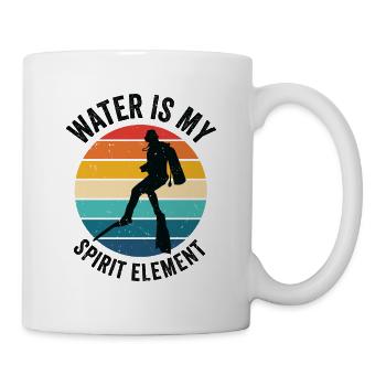 Snorkeling Water Sports Spirit Element - Mug - white - Right