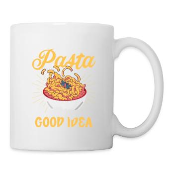 Manger des pâtes est toujours une bonne idée Pasta Lover Ita - Mug blanc - blanc - Droite