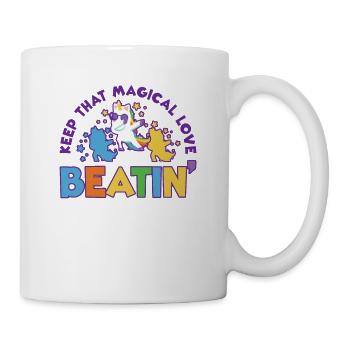 Rainbow Animal Singing Playing Unicorn Lover - Mug - white - Right