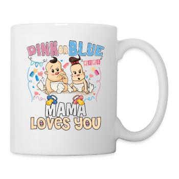 Rose ou Bleue Mama t’aime la meilleure maman de tous les temps - Mug blanc - blanc - Droite