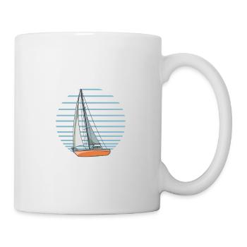 Sailboat Sailboat Better Then Therapie - Tasse - Weiß - Rechts
