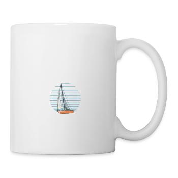 Vous n’avez pas toujours besoin d’un plan juste un voilier - Mug blanc - blanc - Droite
