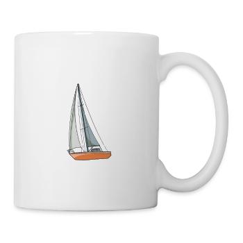 Sailboat Life Is Better With Sailboats - Tasse - Weiß - Rechts