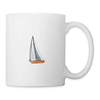 Sailboat Sailboat Better Then Therapie - Tasse - Weiß - Rechts