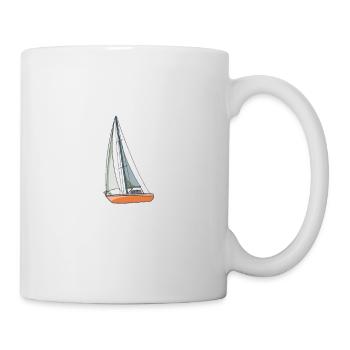 Sailboat This Is My Sailboat Shirt - Tasse - Weiß - Rechts