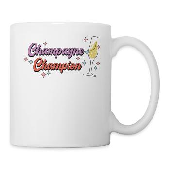 Sparkling wine quote from Champion - Mug - white - Right