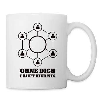 Abschied Teamkollegen Team Kollege Mitglied Arbeit - Tasse - Weiß - Rechts