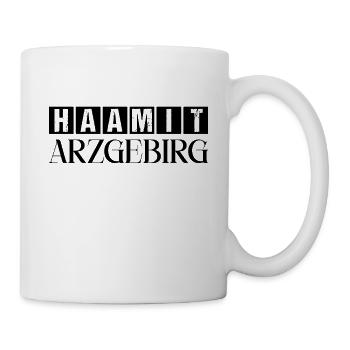 Erzgebirge Spruch Geschenk - Tasse - Weiß - Rechts