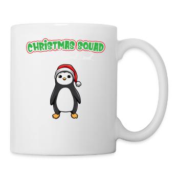 Escouade de Noël X-Mas Animaux Famille Matching Noël - Mug blanc - blanc - Droite