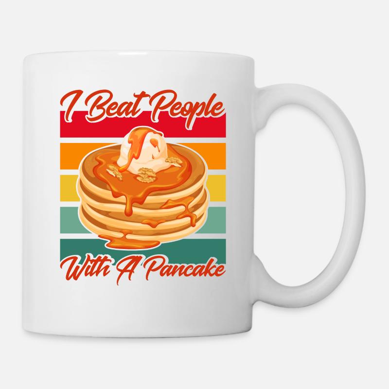 Frühstückspfannkuchen Pfannkuchen Liebhaber Pfannk - Tasse - Weiß