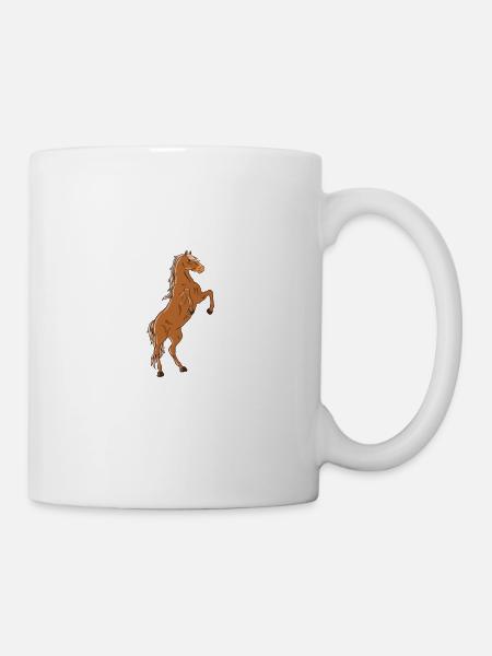 I'm Here To Love Horses - Tasse - Weiß