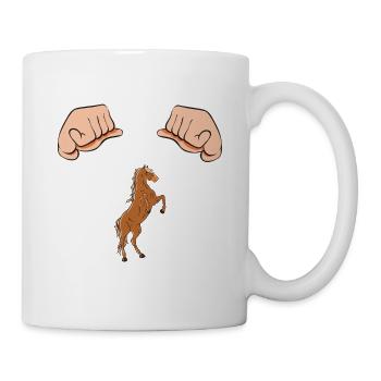 This Dad Loves Horses - Mug - white - Right