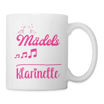 Klarinette Blasmusik Musikverein Orchester Jazz - Tasse - Weiß - Rechts