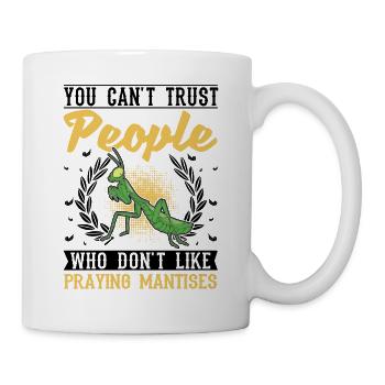 Praying mantis Gift Mantis Mantis - Mug - white - Right